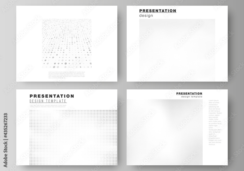 Poster vector layout of presentation slides design business templates, multipurpose template for presentati