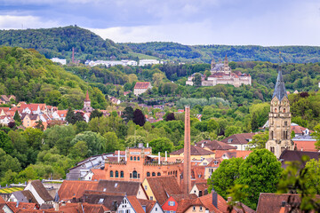 Altstadt von Schwäbisch Hall historie Fachwerk Häuser