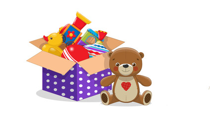 Toy Box, full of children´s toys