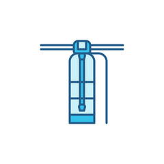 Vector Water Purification System concept colored icon