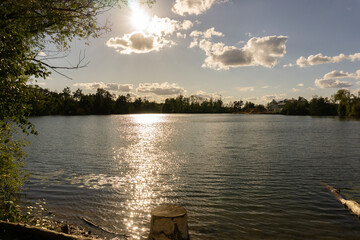 Sonnenuntergang am See