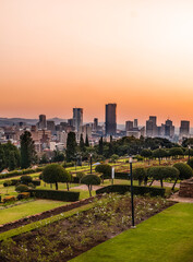 City of Pretoria view from Union Building Park Gauteng South Africa