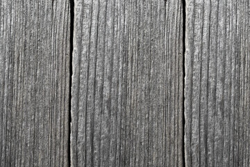 Texture of old gray unpainted boards on the fence