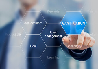 Gamification improves user engagement and motivation in business and education