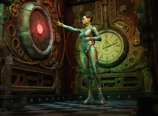 The Release Button, 3d CG