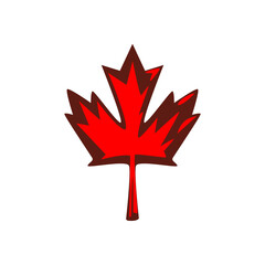Canadian maple leaf