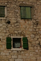 old houses on the Croatian island of Hvar 