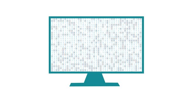 Writing programming code on laptop. Web site codes on computer monitor. Technology background. Software background. Programmer workplace. Abstract screen of software. Blockchain concept