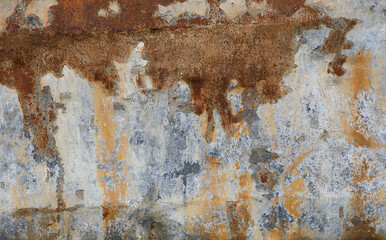 Rusty and weathered metal texture background