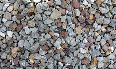 Texture of gravel stones