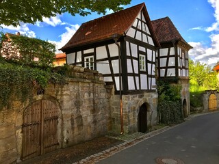 Fachwerkhäuser in Ebern (Franken, Bayern)