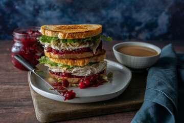 Thanksgiving sandwich