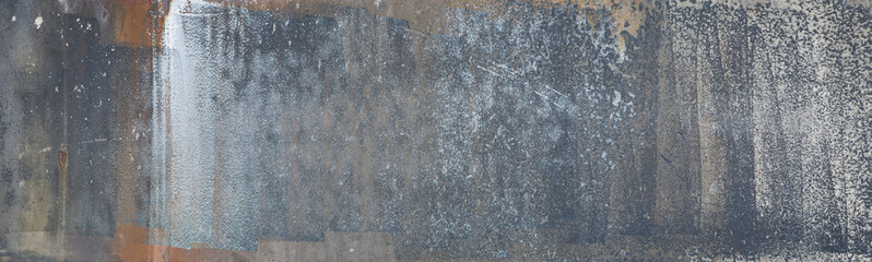 Rusty weathered metal texture industry board