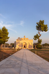 Obraz premium The church of Santa Maria Maggiore di Siponto, dating back to XI-XII century, Manfredonia, Italy