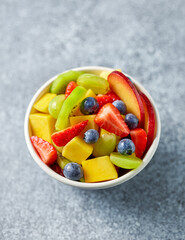 bowl of fresh fruit salad