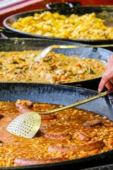 Florence, Italy. Delicious street food of Florence.