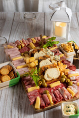 picada tradicional argentina con variedad de fiambres!!!