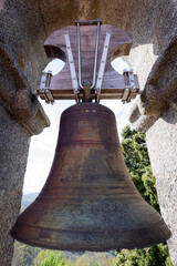 Bell in the bell tower of a church