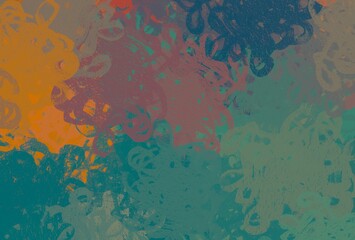 Contemporary art. Hand made art. Colorful texture. Modern artwork. Strokes of fat paint. Brushstrokes. Abstract painting on canvas. Artistic background image art on wall.