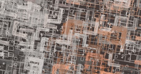 Fototapeta premium Contemporary art. Hand made art. Colorful texture. Modern artwork. Strokes of fat paint. Brushstrokes. Abstract painting on canvas. Artistic background image art on wall.