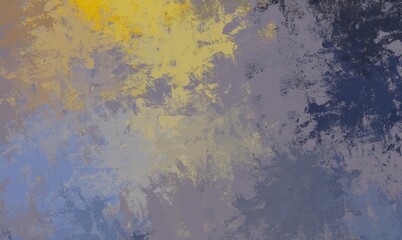 Wall painting. Oil painting. Abstract. Modern art. Wide brush. Handmade background. Colorful pattern. Backdrop material. Canvas surface. 2d illustration. Color texture. 
