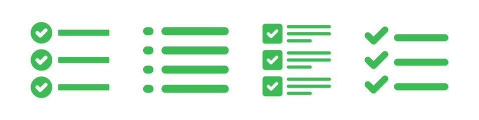 List and checklist icon vector illustration.