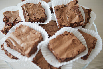 deliciosos Brownies postre ideal