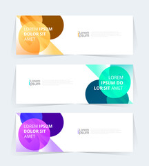 Vector abstract graphic design Banner Pattern background web template.