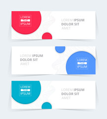 Vector abstract graphic design Banner Pattern background web template.