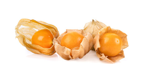 Cape Gooseberry isolated on white