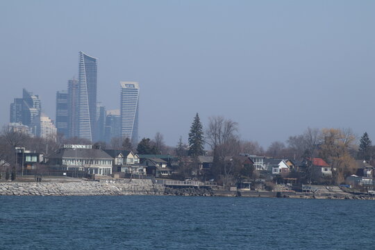 City Buildings Near Coastline