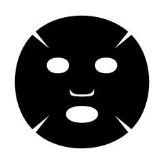 フェイスパックシルエット