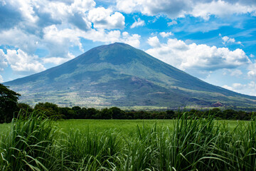 Obraz premium Volcán Chaparrastique, San Miguel, El Salvador. 