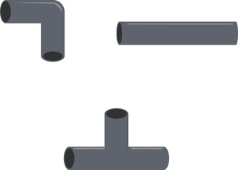 シンプルな水道管