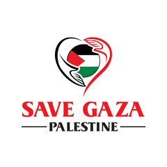save palestine logo , free gaza vector