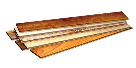New oak parquet of different colors