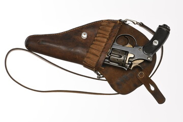 Gun from a personal collection on a white background