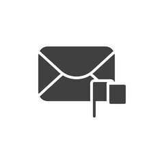 New mail message vector icon