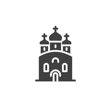 recommend clip art: Church with domes vector icon