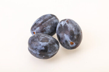 Ripe sweet and tasty plum