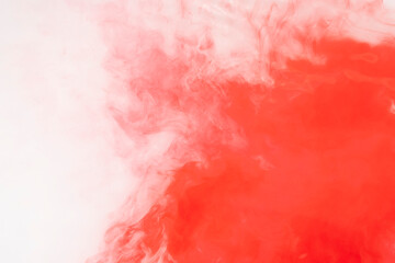 Bloody stains on water background texture. bloody smudged. Red smoke background. watercolor in...
