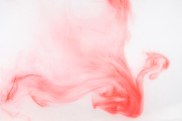 Bloody stains on water background texture. bloody smudged. Red smoke background. watercolor in...
