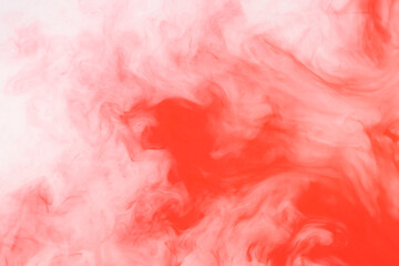 Bloody stains on water background texture. bloody smudged. Red smoke background. watercolor in...