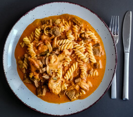 pasta with mushrooms
