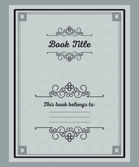 Vintage Style, This Book Belongs to, Elegant Introduction To The Project Of Your Book KDP Or Method You Want.