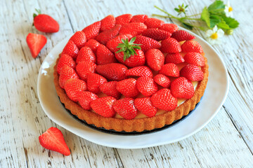 Erdbeerkuchen