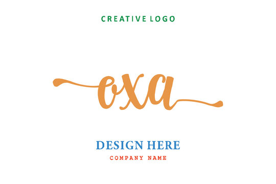 OXA lettering logo is simple, easy to understand and authoritative