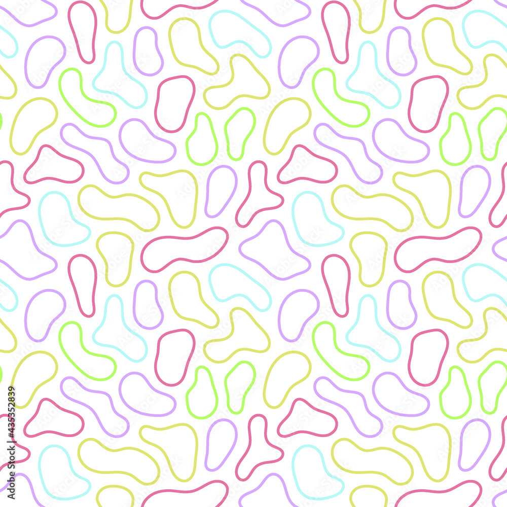 Poster fluid banner. abstract blot shapes vector seamless template for your design.