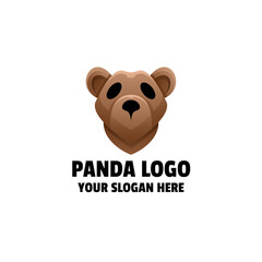 Panda Gradient Colorful Logo Template