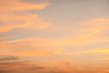 colorful sunset clouds over sky